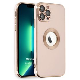 Microsonic Apple iPhone 12 Pro Flash Stamp Rose Gold Cep Telefonu Kılıfı
