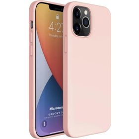 Microsonic Apple iPhone 12 Pro Groovy Soft Rose Gold Cep Telefonu Kılıfı