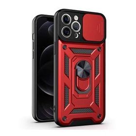 Microsonic Apple iPhone 12 Pro Impact Resistant Kırmızı Cep Telefonu Kılıfı