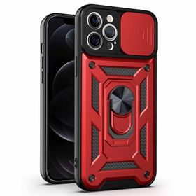 Microsonic Apple iPhone 12 Pro Impact Resistant Kırmızı Cep Telefonu Kılıfı
