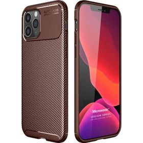 Microsonic Apple iPhone 12 Pro Legion Series Kahverengi Cep Telefonu Kılıfı