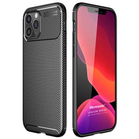 Microsonic Apple iPhone 12 Pro Legion Series Siyah Cep Telefonu Kılıfı