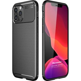 Microsonic Apple iPhone 12 Pro Legion Series Siyah Cep Telefonu Kılıfı