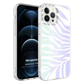 Microsonic Apple iPhone 12 Pro Max Braille Feel Desenli Kılıf