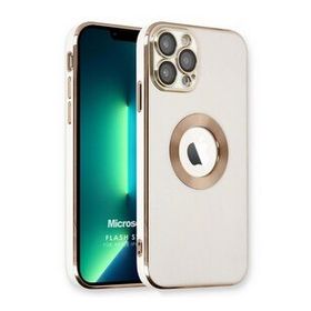 Microsonic Apple iPhone 12 Pro Max Flash Stamp Beyaz Cep Telefonu Kılıfı