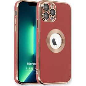 Microsonic Apple iPhone 12 Pro Max Flash Stamp Kırmızı Cep Telefonu Kılıfı