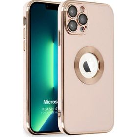 Microsonic Apple iPhone 12 Pro Max Flash Stamp Rose Gold Cep Telefonu Kılıfı