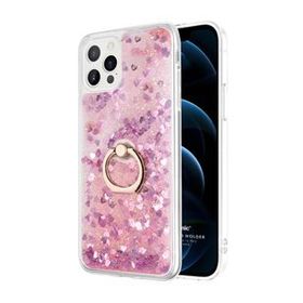 Microsonic Apple iPhone 12 Pro Max Glitter Liquid Holder Kılıf