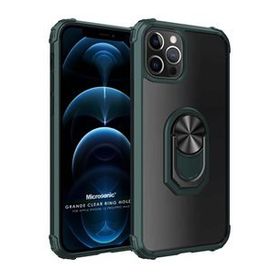 Microsonic Apple iPhone 12 Pro Max Grande Clear Ring Holder Kılıf