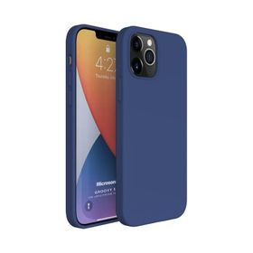 Microsonic Apple iPhone 12 Pro Max Groovy Soft Lacivert Kılıf