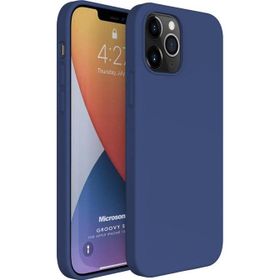 Microsonic Apple iPhone 12 Pro Max Groovy Soft Lacivert Kılıf