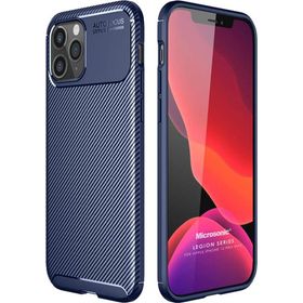 Microsonic Apple iPhone 12 Pro Max Legion Series Lacivert Cep Telefonu Kılıfı