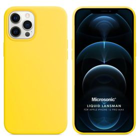 Microsonic Apple iPhone 12 Pro Max Liquid Lansman Silikon Kılıf