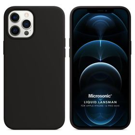 Microsonic Apple iPhone 12 Pro Max Liquid Lansman Silikon Kılıf