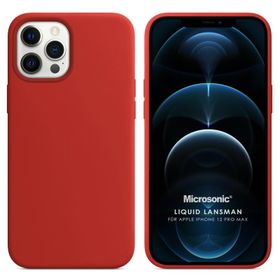 Microsonic Apple iPhone 12 Pro Max Liquid Lansman Silikon Kılıf