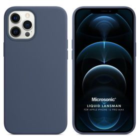 Microsonic Apple iPhone 12 Pro Max Liquid Lansman Silikon Kılıf