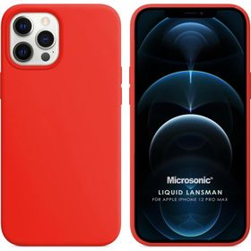 Microsonic Apple iPhone 12 Pro Max Liquid Lansman Silikon Kılıf