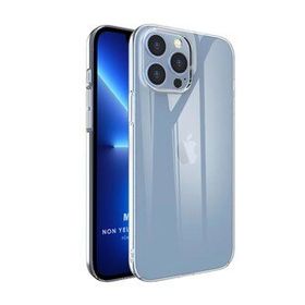 Microsonic Apple iPhone 12 Pro Max Non Yellowing Crystal Clear Sararma Önleyici Kristal Şeffaf Kılıf