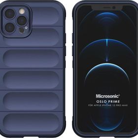 Microsonic Apple iPhone 12 Pro Max Oslo Prime Lacivert Cep Telefonu Kılıfı