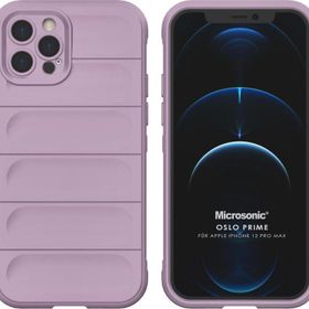 Microsonic Apple iPhone 12 Pro Max Oslo Prime Lila Cep Telefonu Kılıfı
