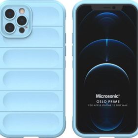 Microsonic Apple iPhone 12 Pro Max Oslo Prime Mavi Cep Telefonu Kılıfı