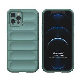 Microsonic Apple iPhone 12 Pro Max Oslo Prime Yeşil Cep Telefonu Kılıfı
