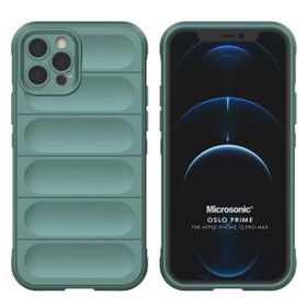 Microsonic Apple iPhone 12 Pro Max Oslo Prime Yeşil Cep Telefonu Kılıfı