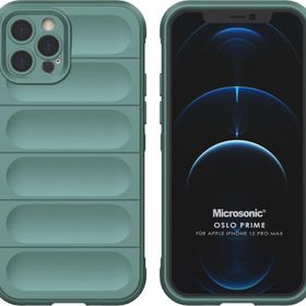 Microsonic Apple iPhone 12 Pro Max Oslo Prime Yeşil Cep Telefonu Kılıfı
