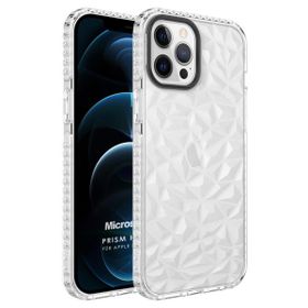 Microsonic Apple iPhone 12 Pro Max Prism Hybrid Şeffaf Cep Telefonu Kılıfı