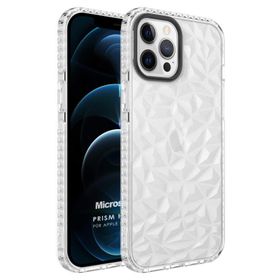 Microsonic Apple iPhone 12 Pro Max Prism Hybrid Şeffaf Cep Telefonu Kılıfı