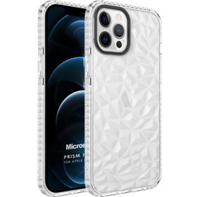 Microsonic Apple iPhone 12 Pro Max Prism Hybrid Şeffaf Cep Telefonu Kılıfı