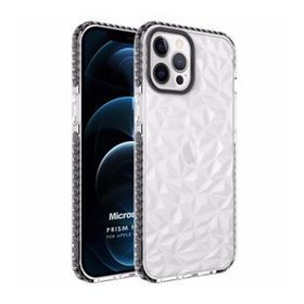 Microsonic Apple iPhone 12 Pro Max Prism Hybrid Siyah Cep Telefonu Kılıfı