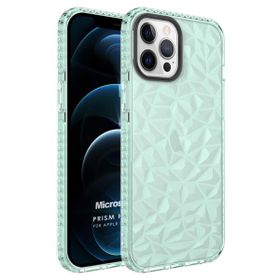 Microsonic Apple iPhone 12 Pro Max Prism Hybrid Yeşil Cep Telefonu Kılıfı