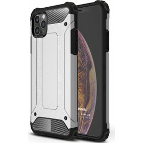 Microsonic Apple iPhone 12 Pro Max Rugged Armor Gümüş Cep Telefonu Kılıfı