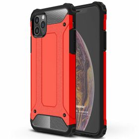 Microsonic Apple iPhone 12 Pro Max Rugged Armor Kırmızı Cep Telefonu Kılıfı