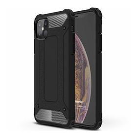 Microsonic Apple iPhone 12 Pro Max Rugged Armor Siyah Cep Telefonu Kılıfı