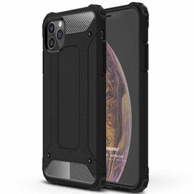 Microsonic Apple iPhone 12 Pro Max Rugged Armor Siyah Cep Telefonu Kılıfı