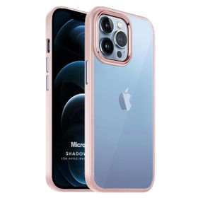 Microsonic Apple iPhone 12 Pro Max Shadow Planet Açık Pembe Cep Telefonu Kılıfı