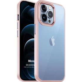 Microsonic Apple iPhone 12 Pro Max Shadow Planet Açık Pembe Cep Telefonu Kılıfı