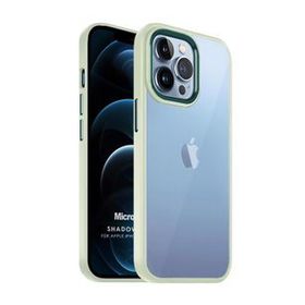 Microsonic Apple iPhone 12 Pro Max Shadow Planet Açık Yeşil Cep Telefonu Kılıfı