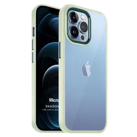 Microsonic Apple iPhone 12 Pro Max Shadow Planet Açık Yeşil Cep Telefonu Kılıfı