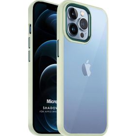 Microsonic Apple iPhone 12 Pro Max Shadow Planet Açık Yeşil Cep Telefonu Kılıfı