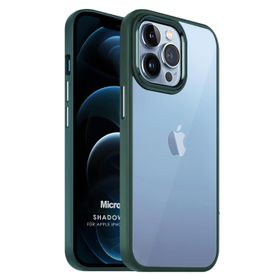 Microsonic Apple iPhone 12 Pro Max Shadow Planet Koyu Yeşil Cep Telefonu Kılıfı