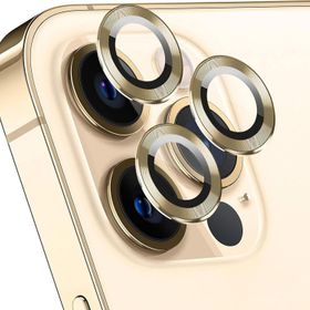Microsonic Apple iPhone 12 Pro Max Tekli Gold Kamera Lens Koruma Camı