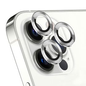 Microsonic Apple iPhone 12 Pro Max Tekli Gümüş Kamera Lens Koruma Camı