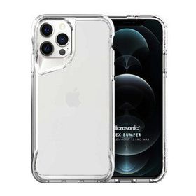 Microsonic Apple iPhone 12 Pro Max Trex Bumper Şeffaf Cep Telefonu Kılıfı