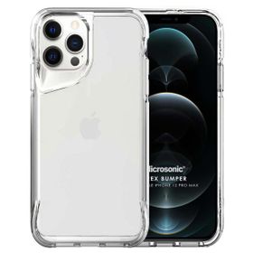 Microsonic Apple iPhone 12 Pro Max Trex Bumper Şeffaf Cep Telefonu Kılıfı