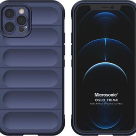 Microsonic Apple iPhone 12 Pro Oslo Prime Lacivert Cep Telefonu Kılıfı