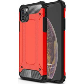 Microsonic Apple iPhone 12 Pro Rugged Armor Kırmızı Cep Telefonu Kılıfı