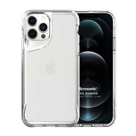 Microsonic Apple iPhone 12 Pro Trex Bumper Şeffaf Cep Telefonu Kılıfı